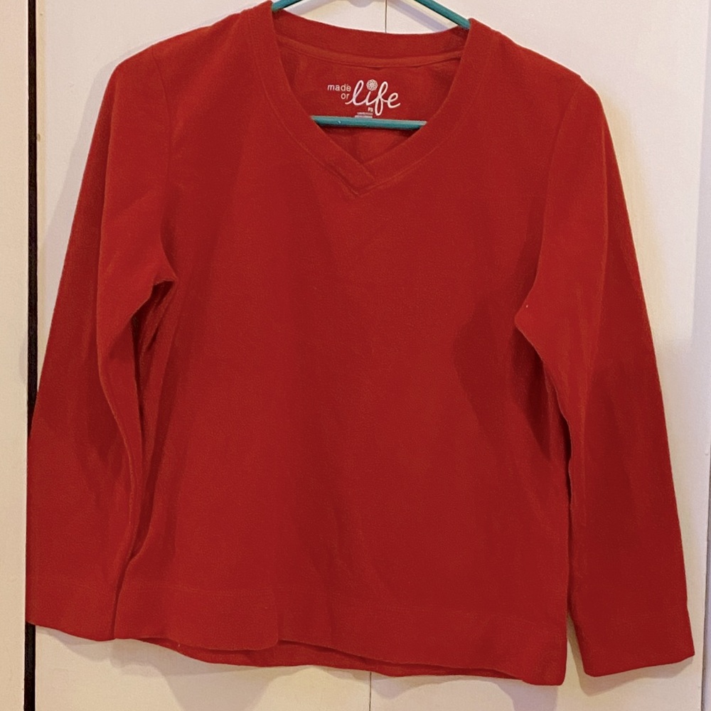 Red sweater!